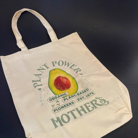 Mother's Market Canvas Tote Bag, 18" x 14" - Eco-Friendly Reusable Shopping Bag - Picture 1 of 3